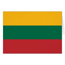 Lithuania Flag Greeting Card