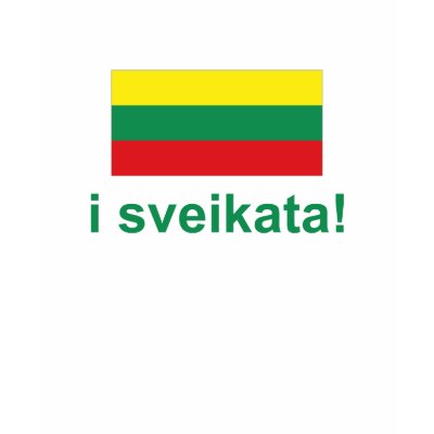 Lithuania i sveikata! (Cheers!) Tank Top by worldshop