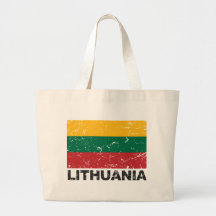 Lithuania Vintage Flag Bag