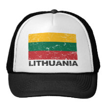 Lithuania Vintage Flag Trucker Hat