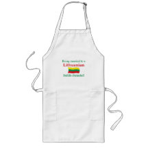 Lithuanian Builds Character Apron