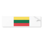 Lithuanian Flag bumper stickers
