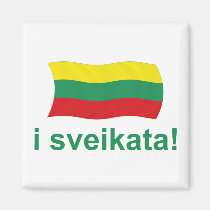 Lithuanian i sveikata! (Cheers!) magnets
