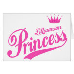 Lithuanian Princess Cards