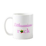 Lithuanians Rock - Cute Pink mugs