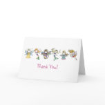 Litte Cuties Fairy Mermaid Angel Thank You Card