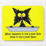 Litterbox Cat Mouse Mat