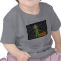 Little Alien with Pumkins t-shirts