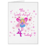Little Angel 4th Birthday T-shirts and Gifts Cards