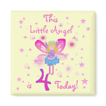 Little Angel 4th Birthday T-shirts and Gifts