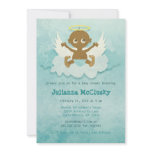 Little Angel - Boy - African American Custom Invitation