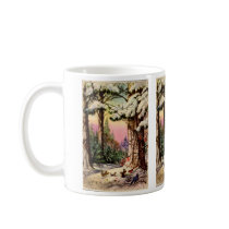 Little Animals in the Snow Coffee Mugs