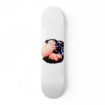 Little Baby Feet, Purple Leopard Background skateboards
