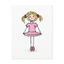 Little ballerina girl