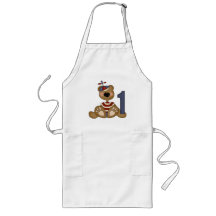 Little Bear 1st Birthday Aprons