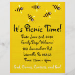 Little Bees Picnic Flyer