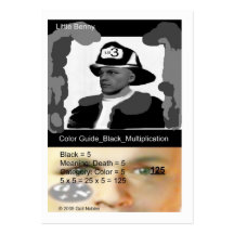 Little Benny Fireman Business Card Templates