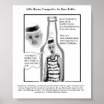 Little Benny Trapped in his Beer Bottle posters