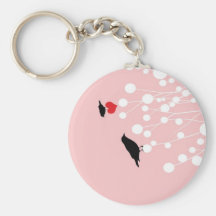 Little Birdie, Big Heart Keychain