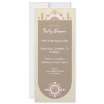 Little Birdies Baby Shower Invitation