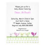 Little Birds Baby Shower Invitation