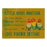 Little Birds Boutique Boho Business Card