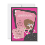 Little Black Dress - Brunette Beauty invitations