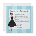 little black dress invitations