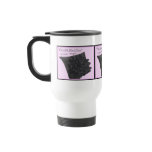 Little Black Dress Pillow Travel Mug