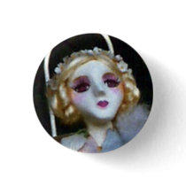 Little Blondie Pinback Button