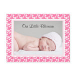 Little Blossom Baby Announcement Card Postcards