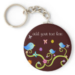 Little Blue Birdies Keychain