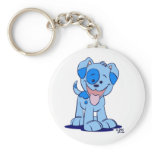 Little blue puppy keychain