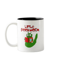 Little Bookworm Tshirts and Gifts Coffee Mugs