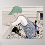 Little boy 1a posters