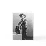 Little Boy in Cowboy Outfit Notecard