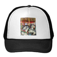 Little Boy on Carousel Mesh Hats