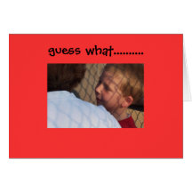 LITTLE BOY WHISPERS TO GRANMA'S EAR.... CARD