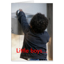 Little boys... greeting cards
