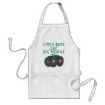 Little Boys Like Big Trucks aprons