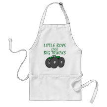 Little Boys Like Big Trucks Aprons