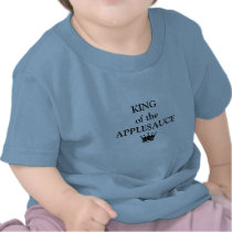 little boys shirt "KING of the APPLESAUCE"