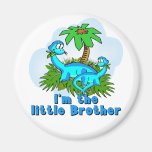 Little Brother Dinosaurs Fridge Magnet