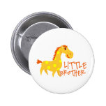 Little Brother Giraffe Pinback Button