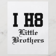 little brothers flyer design