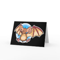 Little Brown Bat Greeting Card