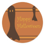 Little Brown Goblin Halloween Sticker