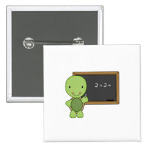 little chalkboard turtle buttons