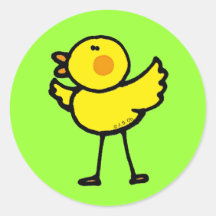 Little chick stickers