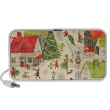 Little Christmas Village PC Speakers